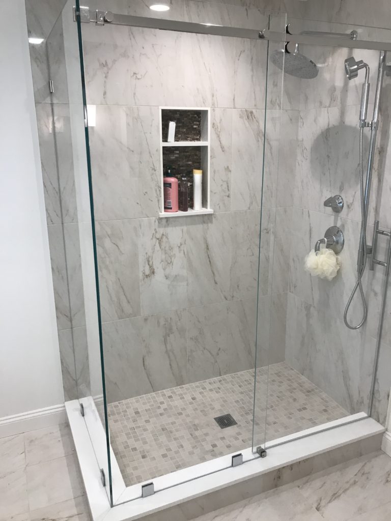 Shower plumbing work