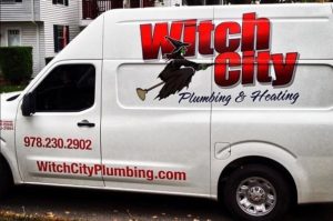 Witch City Plumbing van